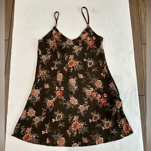 Forever 21 womens floral spring tank top mini dress